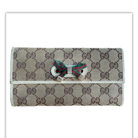 SOLD- GUCCI- vintage long wallet - Picture 1 of 17